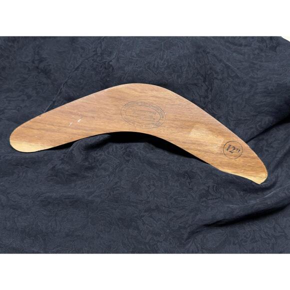 Hand Crafted Boomerang From Old Australia With Native Timber - Picture 5 of 7